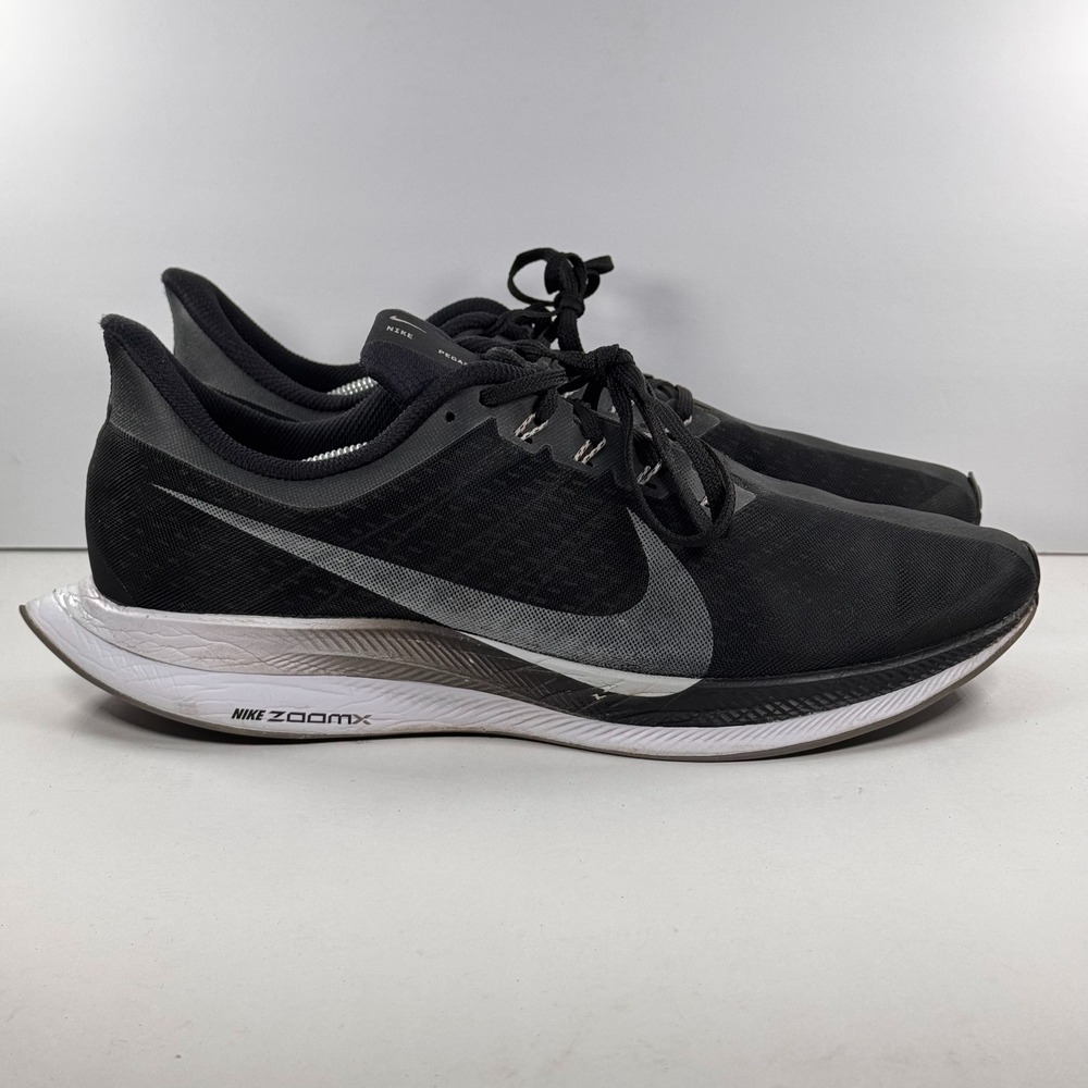 Nike Zoom Pegasus 35 Turbo Black Gunsmoke Running Shoes AJ4114-001 Mens 13